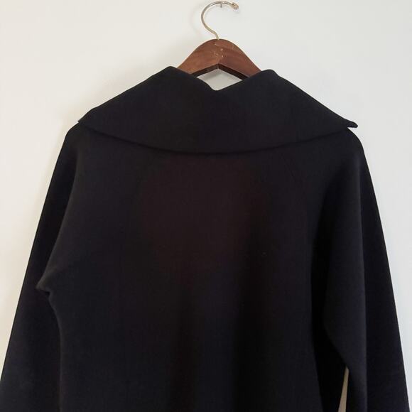 SPANX AirEssentials Half Zip Pullover Sweatshirt Very Black XS - Picture 9 of 12